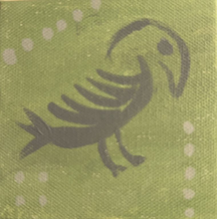 Green or Grey Bird?